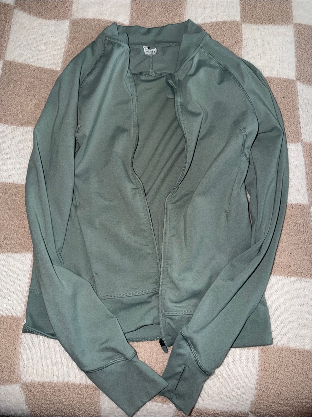 Yogalicious Lightweight Olive Green Women's Zip Jacket